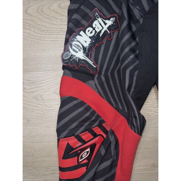 Mayhem O'Neal Motocross Pants Youth 8T-10T Black Red ATV Dirt Bike Off-Road - Picture 4 of 7